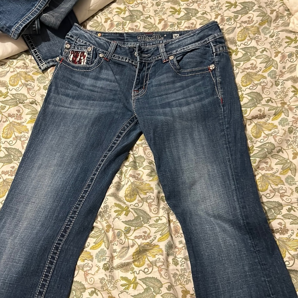 Miss me jeans boot cut worn once or twice